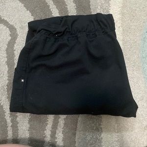 Size small, black jogger scrub pants